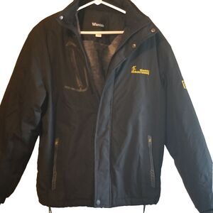 Wantdo Latest Vogue Weather Gear Mens Jacket Black Full Zip Outdoor Medium